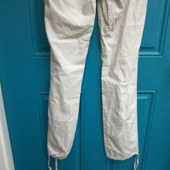 Vintage Embroidered Skinny Pants Tie String Ankle - Picture 5 of 15